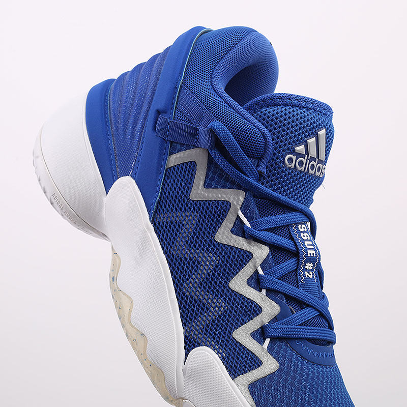 мужские синие баскетбольные кроссовки adidas D.O.N. Issue 2 FW8514 - цена, описание, фото 4